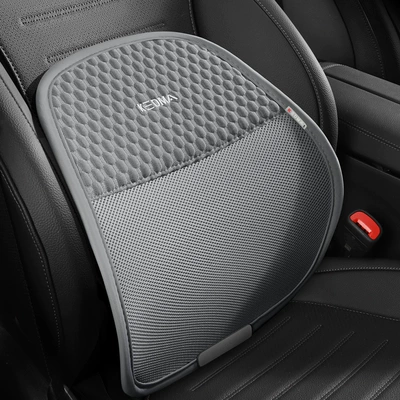 Summer Car Lumbar Support Cushion Waist support - iced-bean-style-lumbar-support-gray