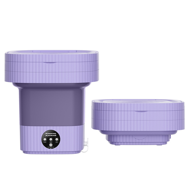 8L 접이식 세탁기 [보라색]
