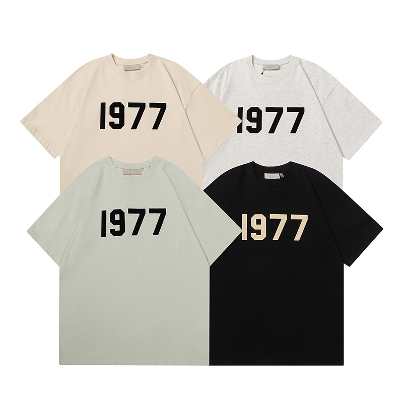 FOG FEAR OF GOD Reissue Essentials 1977 American Streetwear Loose Couple T-Shirt Trend