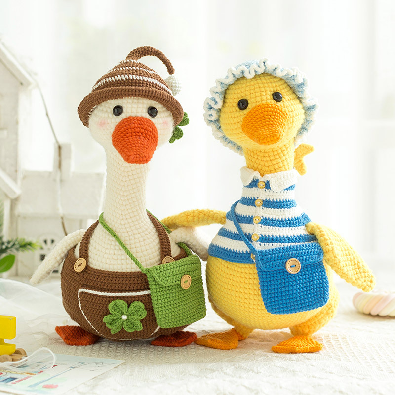 苏苏姐家久久陪伴大玩偶制作diy礼物钩针编织毛线团材料包