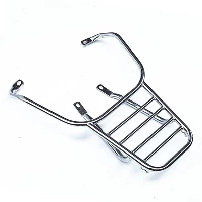 Suitable for Peugeot Django Qp150T-2C Accessories Rear Rack Luggage Rack Tail Rack Aluminum Alloy Tail Box (Motorcycle frame) - silver