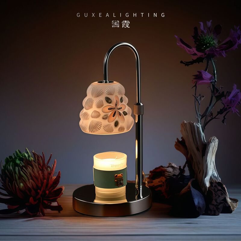 Guxea-Shore Wax Melting Lamp Cross-Border New Niche Aesthetic Aromatherapy Lamp Dimmable Candle Melting Lamp Bedroom Atmosphere