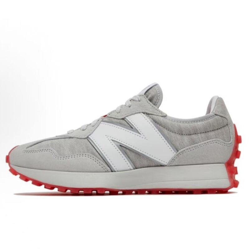 莆田 NB327 スポーツシューズ生地スエードスプライシングアッパーカップルお父さん靴軽量クッション性レトロランニングシューズ|undefined