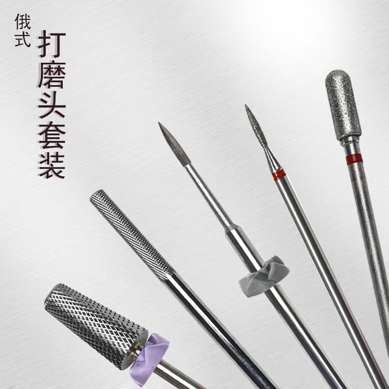 Traje de cabeza de esmalte de uñas traje de cabeza de molienda de tratamiento previo removedor de uñas piel muerta Polaco superficie de uñas cabeza de esmalte de uñas