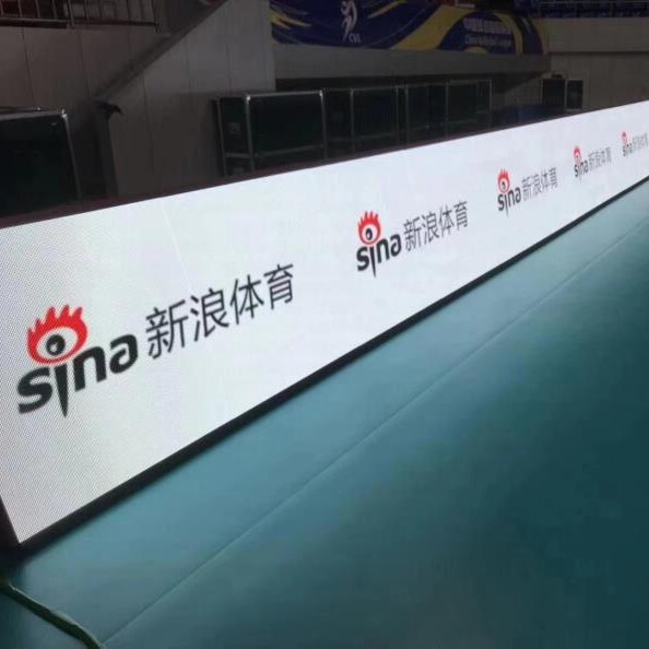 Basketball and Football Stadium Led Full-Color Screen Outdoor High-Definition Electronic Advertising Display Screen Led Stadium Guardrail Display Screen