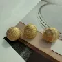 品质简约金属大衣手缝扣