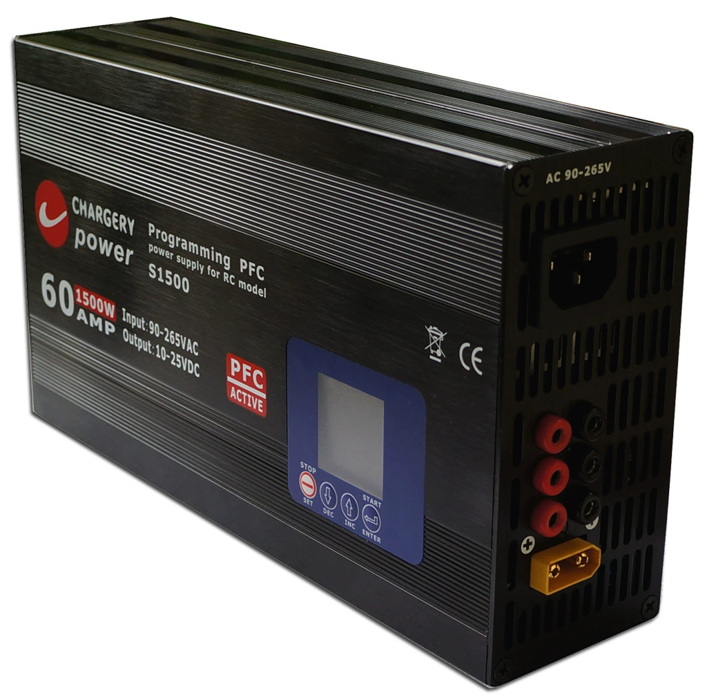 [60A 1500W 30V мощный источник питания, для электромоделей и дронов, регулируемые напряжение и ток]