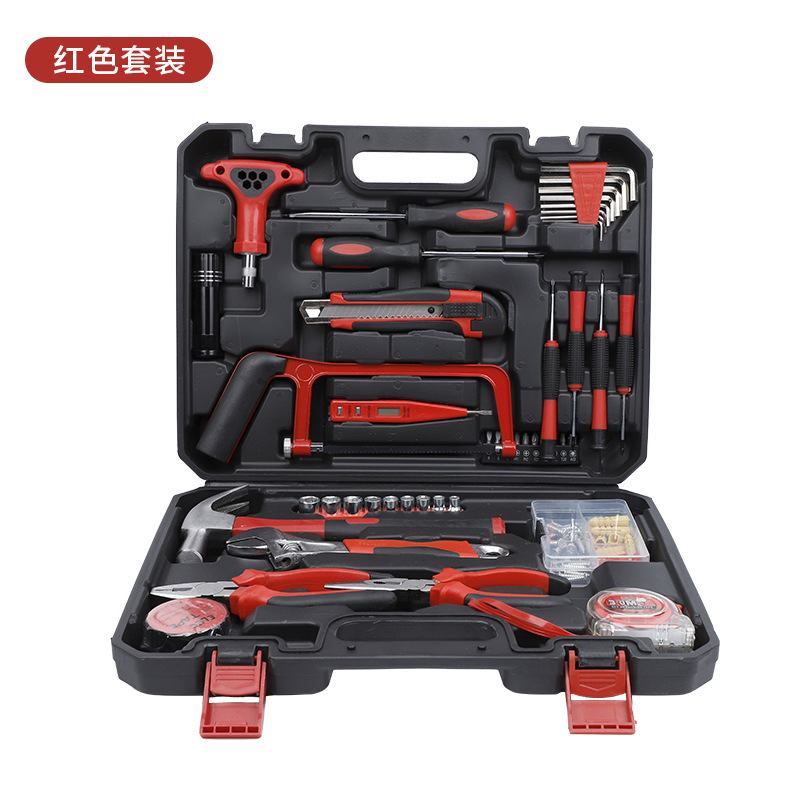 Suministro directo de fábrica herramientas de hardware traje combinación herramientas de reparación del hogar manual de herramientas caja de herramientas conjunto completo