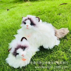 仿真猫咪玩偶布偶猫玩偶小猫咪毛绒公仔娃娃玩具女孩高端生日礼物