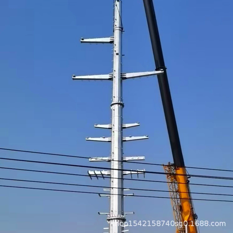 Поставка электроэнергетических стальных столбов, забивка стальных свай, оптовая продажа электроэнергетических стальных столбов