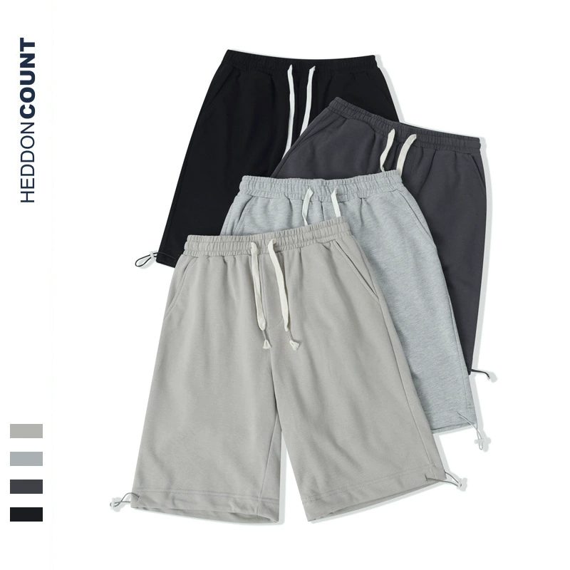 Penjuo мужские брюки 2025 летний новый стиль мужские брюки повседневные пятибалочные шорты прямые спортивные брюки