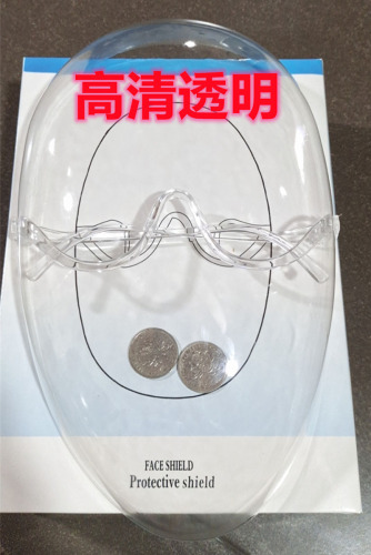 The new extended version of the full-face protective mask is a space-type dust-proof, splash-proof and fog-proof transparent protective mask.