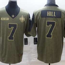 橄榄球New Orleans Saints Michael Thomas圣徒队刺绣3代 球