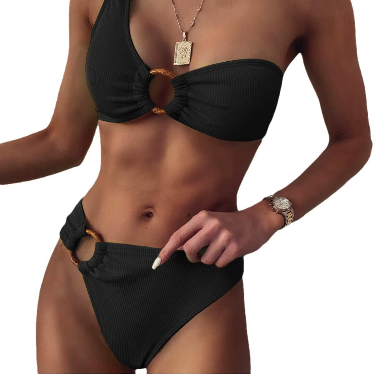Colored swimwear, European style, Amazon