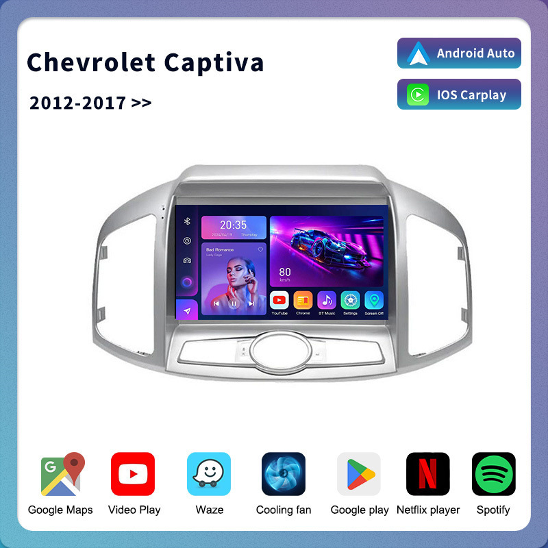 Chevrolet Captiva üçün avtomobil radiosu, GPS naviqasiya, multimedia