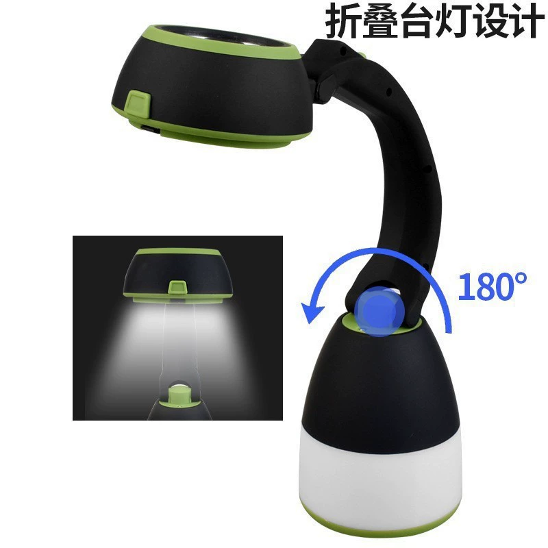 Новая многофункциональная лампа «три в одном» в стиле кемпинга Bozong, светодиодная уличная бытовая аварийная настольная лампа с зарядкой через USB, яркий светильник-ранец