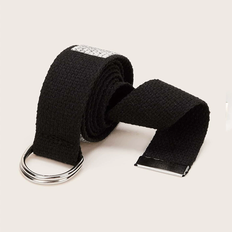 Black buckle, belt, universal trousers, Korean style, simple and elegant design