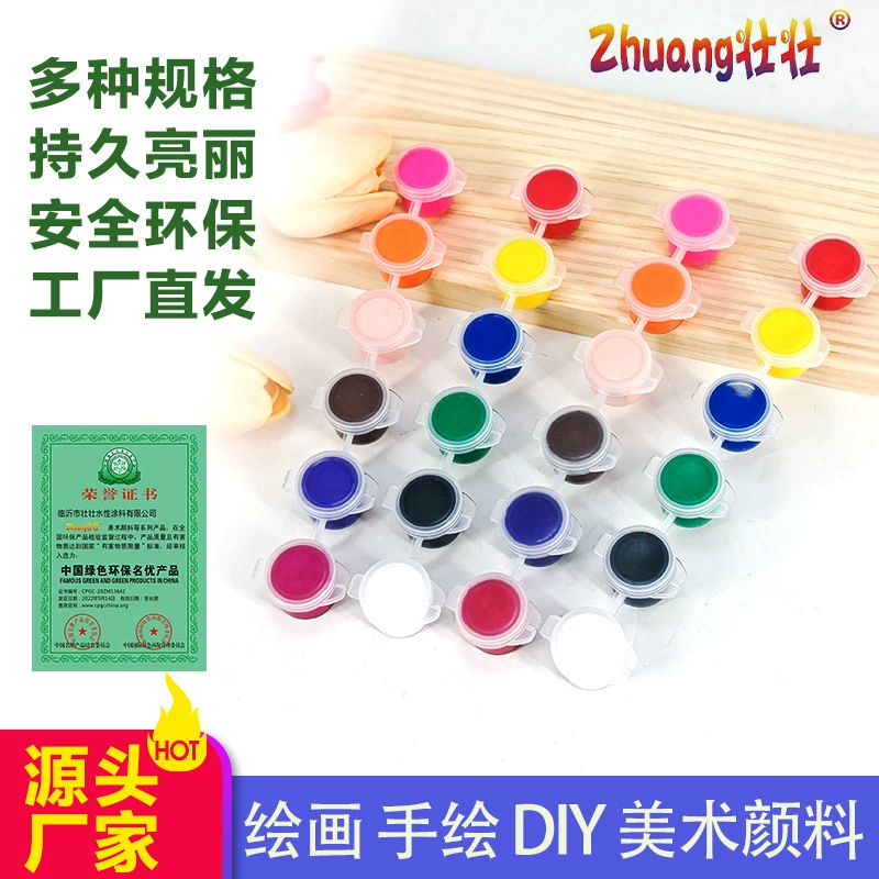 12-цветная гуашь, акриловая детская живопись, сделай сам, киоск, ночной рынок, гипсовая кукла, раскраска, художественная краска, полоска, оптовая продажа, живопись