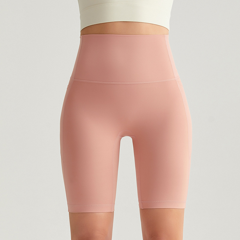 Wiman Fitness Sports Yoga Shorts Ropa exterior Pantalones ajustados de cinco puntos con sensación de nube para mujer