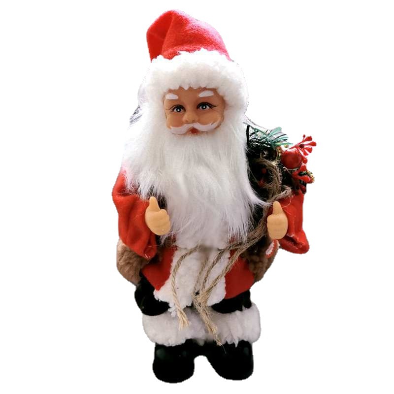 2021 Nuevo eléctrico Santa Claus música bailando muñeca decoración Navidad vacaciones regalo transfronterizo exclusivo