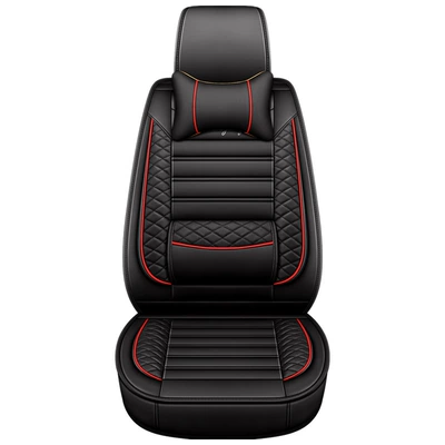Wuling Xingguang 730 Seat Universal seat cover - factory-5-seater-full-leather-black-and-red-604015