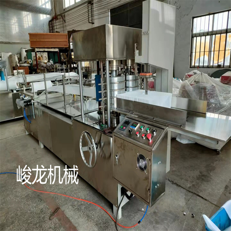 峻龙机械可做30*60CM一次性毛巾机 无纺布擦拭布纱布折叠机