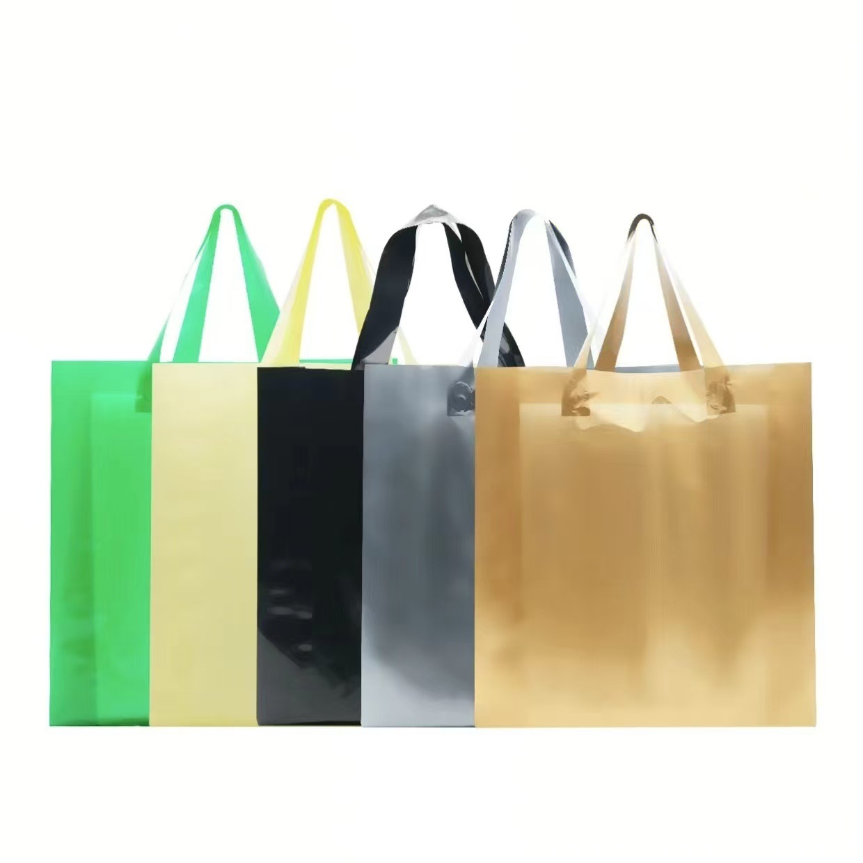 现货加厚塑料手提袋装衣服装店用袋子购物塑料包装礼品袋可logo