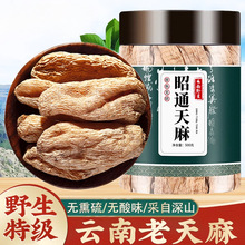天麻野生特级云南昭通小草坝正品非新鲜中药材官方旗舰店干货片粉