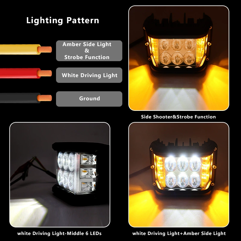 LED-работающая ногтевая палитра sequins, внедорожные модифицированные огни, 45W
