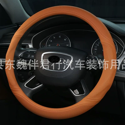Non-Slip Sweat-Absorbent Universal for All – Steering wheel cover - cayenne-38cm