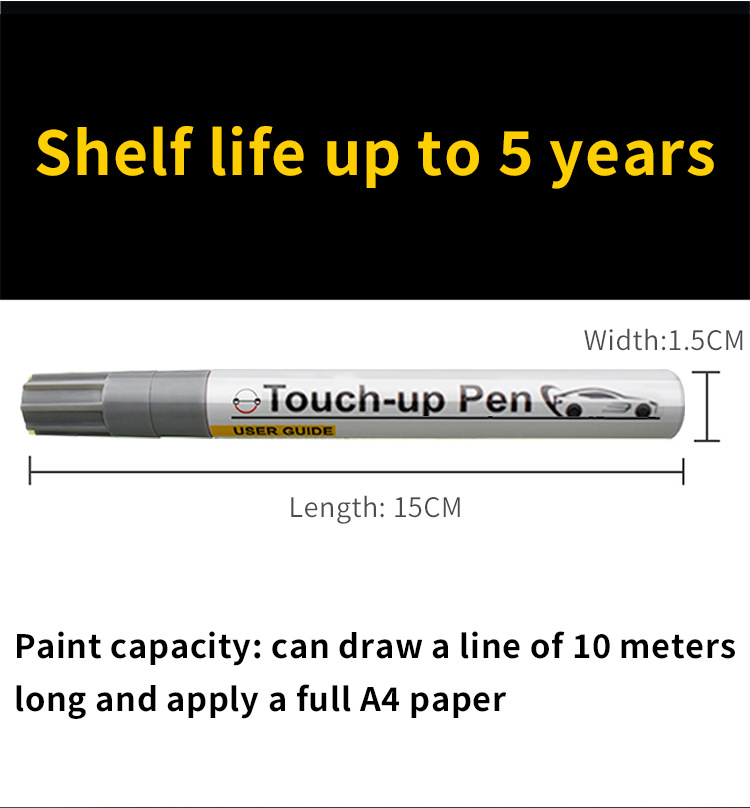 1. General Automotive Touch-Up Pen for Car Paint Scratch Repair, Customized Color Touch-Up Pen, Wholesale for Cross-Border Supply