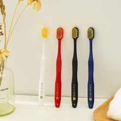 81 Japanese style independent packaging wide head adult bamboo charcoal toothbrush toothbrush soft bristles wholesale manufacturer toothbrush wholesale