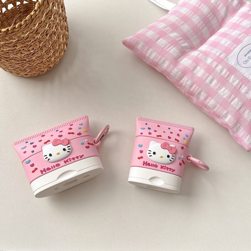 Creative KT cat hand cream-themed protective case suitable for AirPods 4th generation, 2nd generation, 3rd generation, Pro 2, and Apple Bluetooth earphone cases Creative KT cat hand cream-themed protective case suitable for AirPods 4th generation, 2nd generation, 3rd generation, Pro 2, and Apple Bluetooth earphone cases