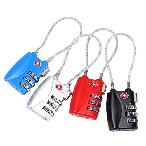 Yifeng TSA customs lock small 3-position suitcase backpack zipper combination lock padlock TSA719
