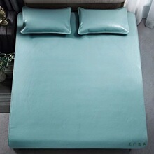 牛皮凉席头层水牛皮夏季加厚1.5m儿童床垫床三件套真皮席子牛皮席