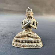 黄铜佛像小摆件金属工艺品仿古铜像装饰摆件