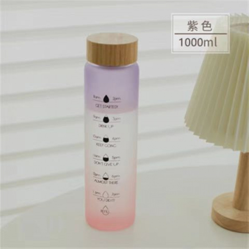 Taza de agua de gran capacidad graduada 1000ml taza de té portátil para mujeres con barrera de té resistente al calor a prueba de explosiones taza de alta temperatura