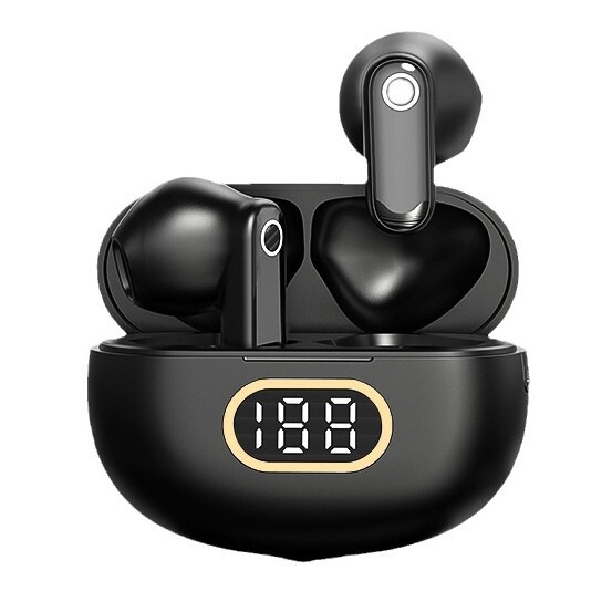 クロスボーダー新モデル NE106 非インイヤー完全ワイヤレス Bluetooth ヘッドセット、スポーツ、超長バッテリー寿命、高品質、デジタルディスプレイ画面|undefined