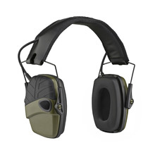 跨境專供戶外狩獵戰術降噪耳機電子射擊耳罩聽力防護耳機可折疊
