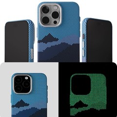 适用iphone16promax凯夫拉15山峰磁吸手机壳苹果14防摔高磁保护套
