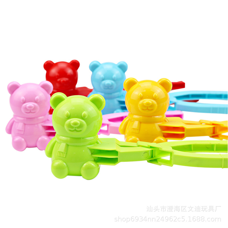 Juguetes de bola de nieve para niños, pelotas de nieve, juguetes de nieve, pinzas de pato, herramientas de muñeco de nieve al aire libre de invierno