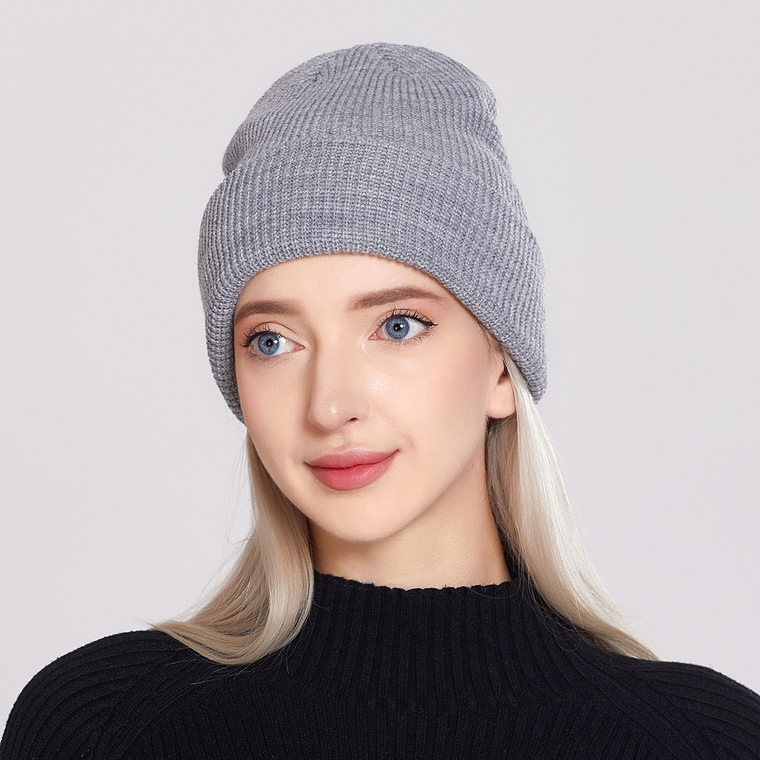 14-Color Knitted Woolen Hat, Couple Style Hat, Autumn and Winter New Fashion, Warm and Simple Knitted Hat, Men's and Women's Hat