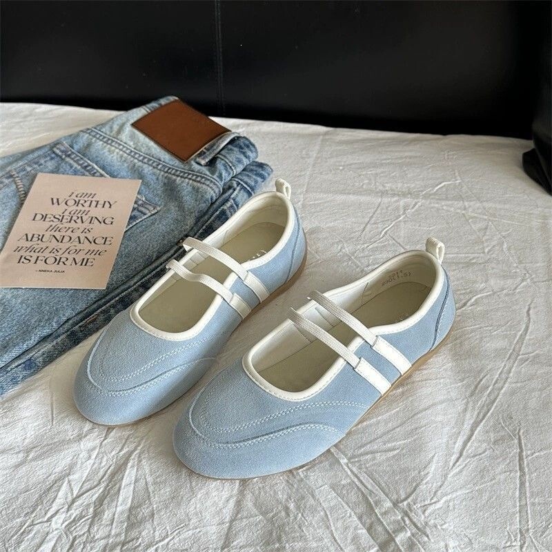New 2026 women's slip-on loafers, summer canvas shoes, retro Mary Jane shoes, elegant thin soft-soled shoes New 2026 women's slip-on loafers, summer canvas shoes, retro Mary Jane shoes, elegant thin soft-soled shoes