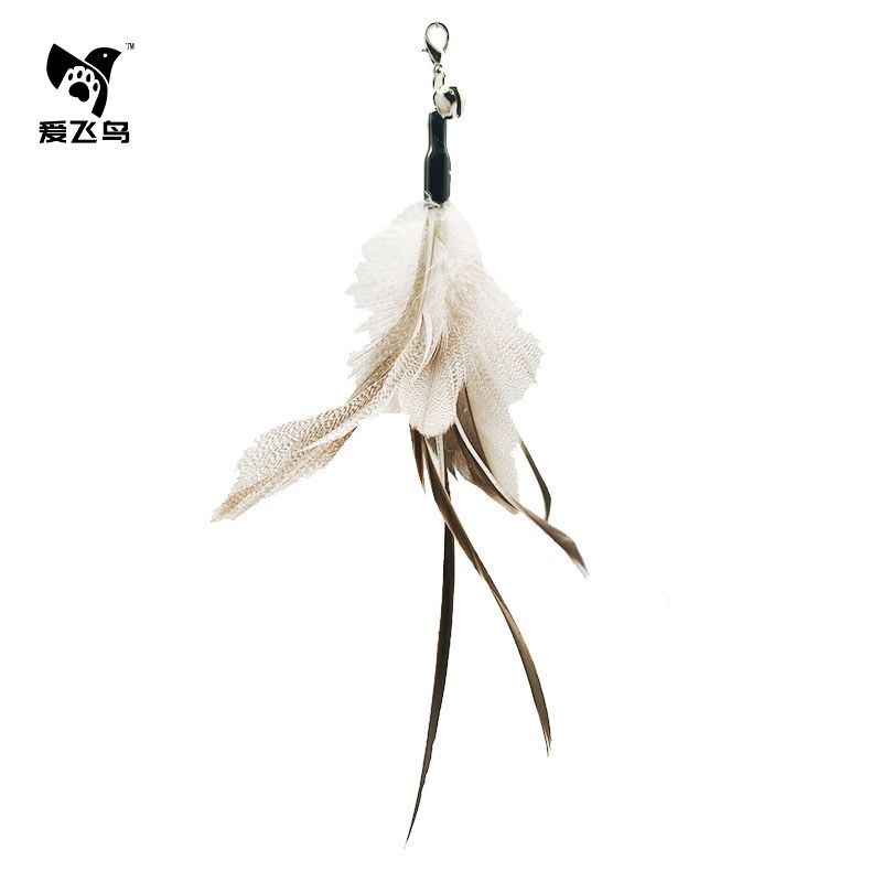 꽃 다크 브라운 깃털 교체 머리