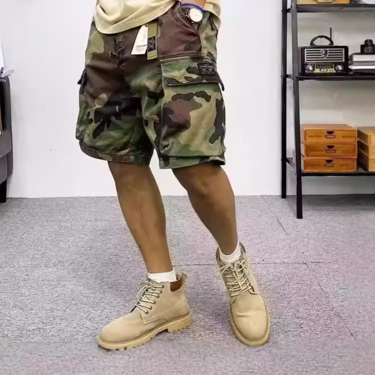 New Camouflage Trendy Casual Pants Loosening Harajuku Japanese Style Pants Fashionable Trendy Brand Men's Fashion Youth Fashion
