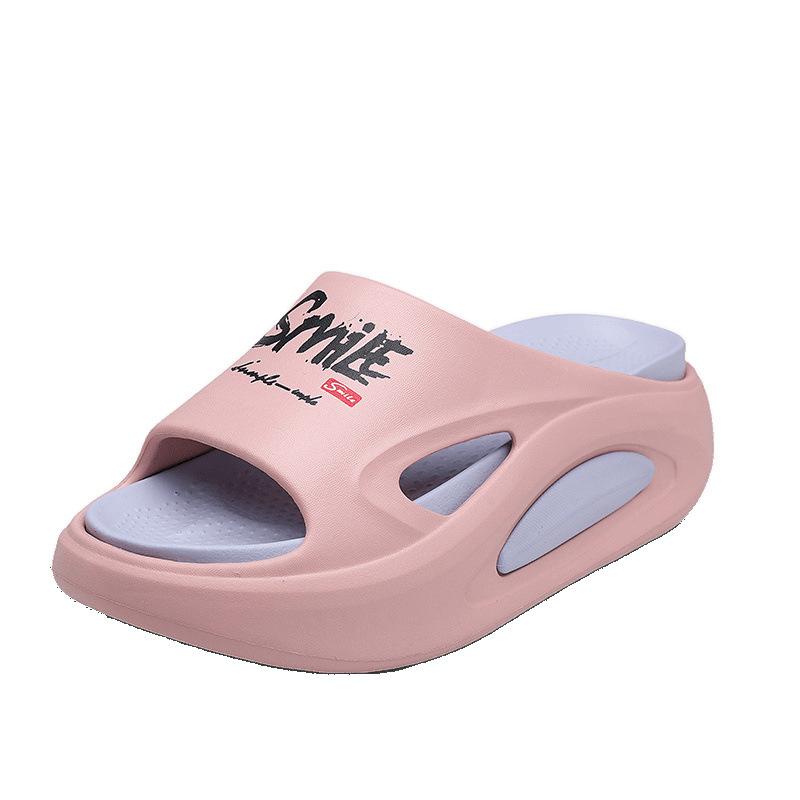 Verano EVA ligera y cómoda zapatillas de moda de mujer 5.0 pisar la mierda en el hogar al aire libre dos zapatillas antideslizantes