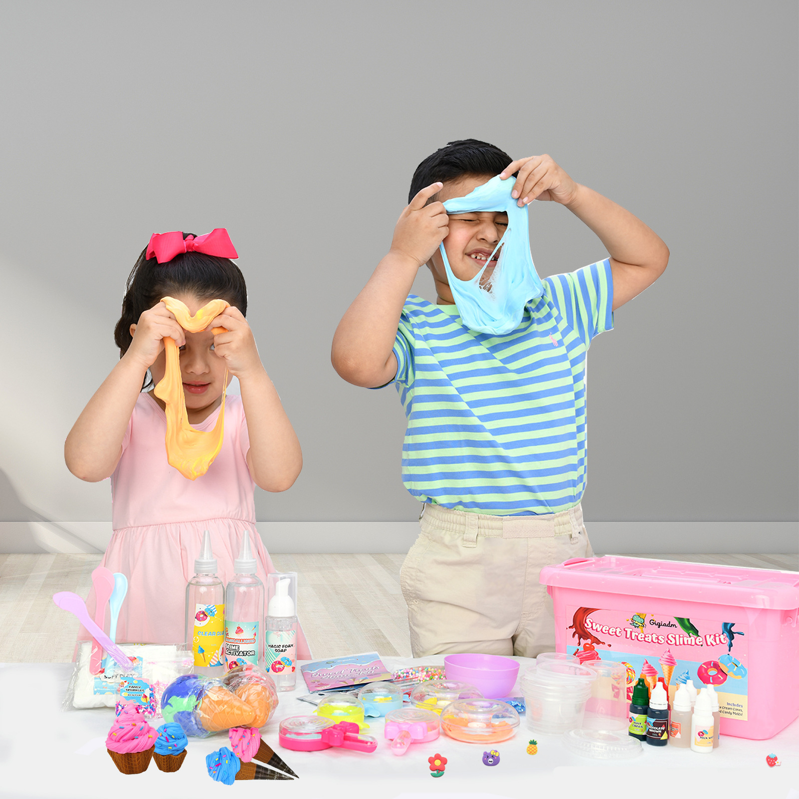 DIY espuma pegamento falso agua delgada chica burbuja pegamento traje cristal barro falso agua barro ins