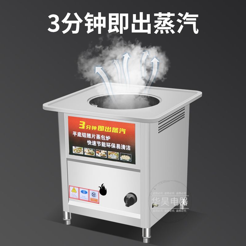 horno de vapor multifuncional de ahorro de energía para bolos de gas comerciales, pan al vapor calentado eléctricamente, piel fría, desayuno de salchicha, horno de vapor de jaula pequeña