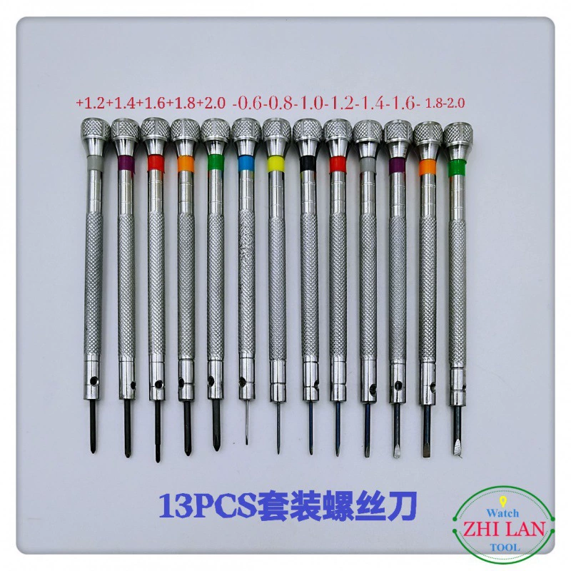 Инструмент для ремонта часов/набор отвертки из 13 частей/отвертка для часов/отвертка/партия отвертки для часов/ручное скручивание