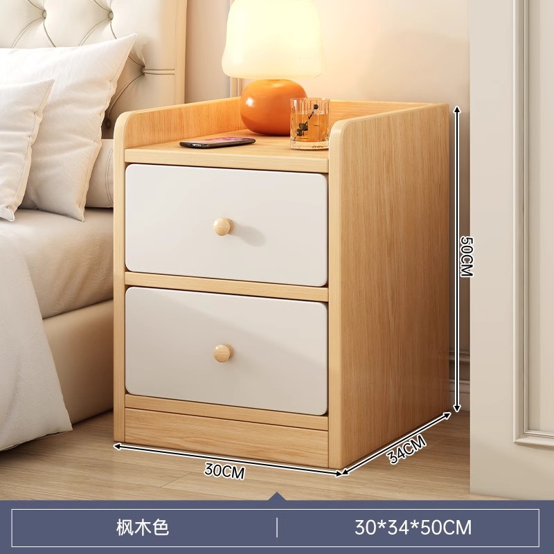 Tabernita de cabecera pequeño armario de almacenamiento armario de almacenamiento dormitorio pequeño armario de hendidura al lado de la cama simple estante de madera sólida librería